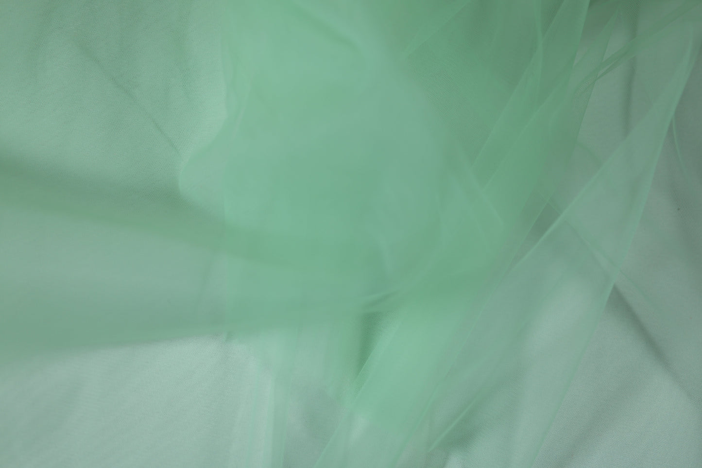 Transparenter Tüll in Mintgrün für Deko & mehr