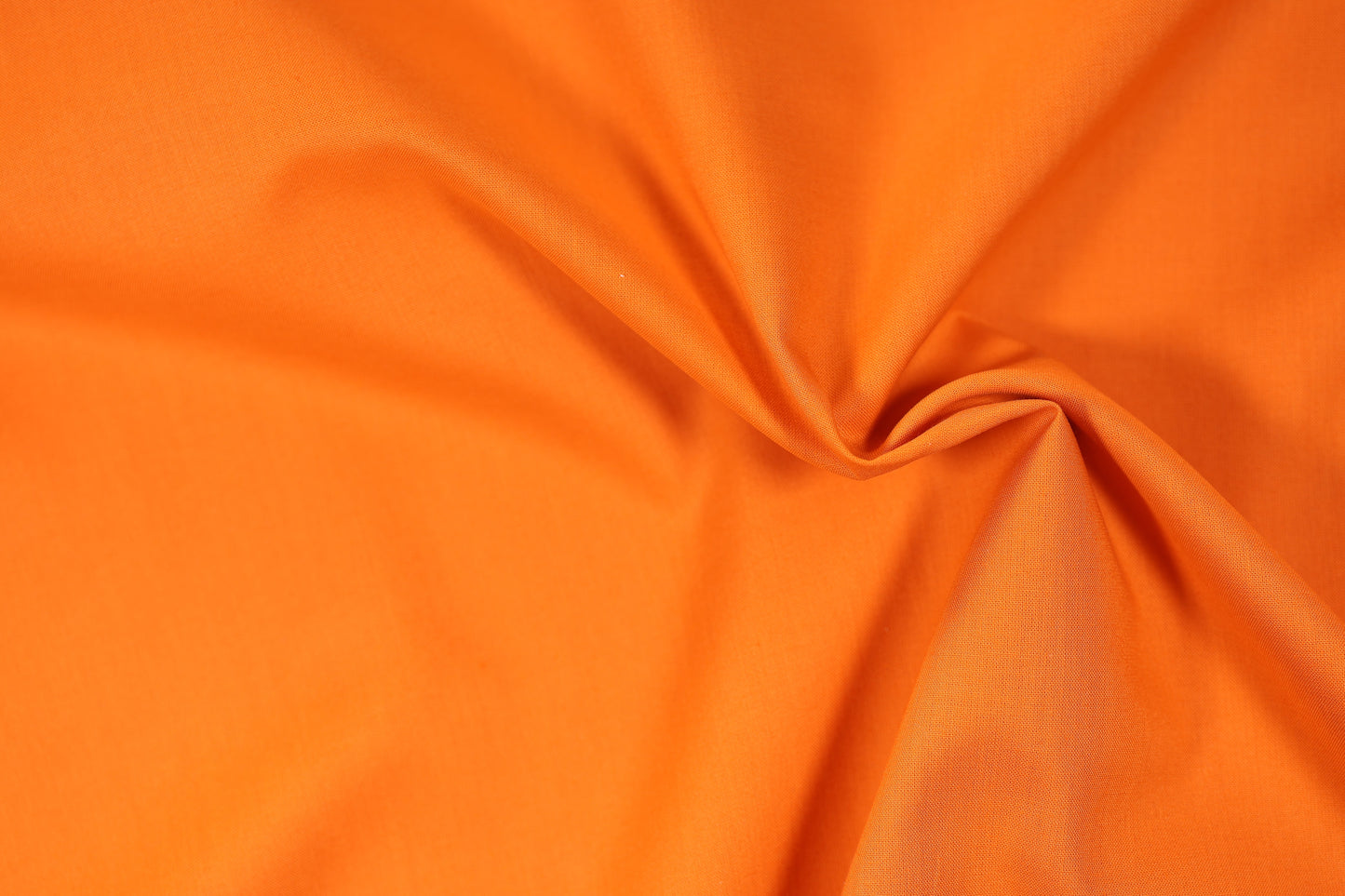 Einfarbiger Baumwollstoff in Mandarine – ideal für Kleidung, Accessoires und Dekoration