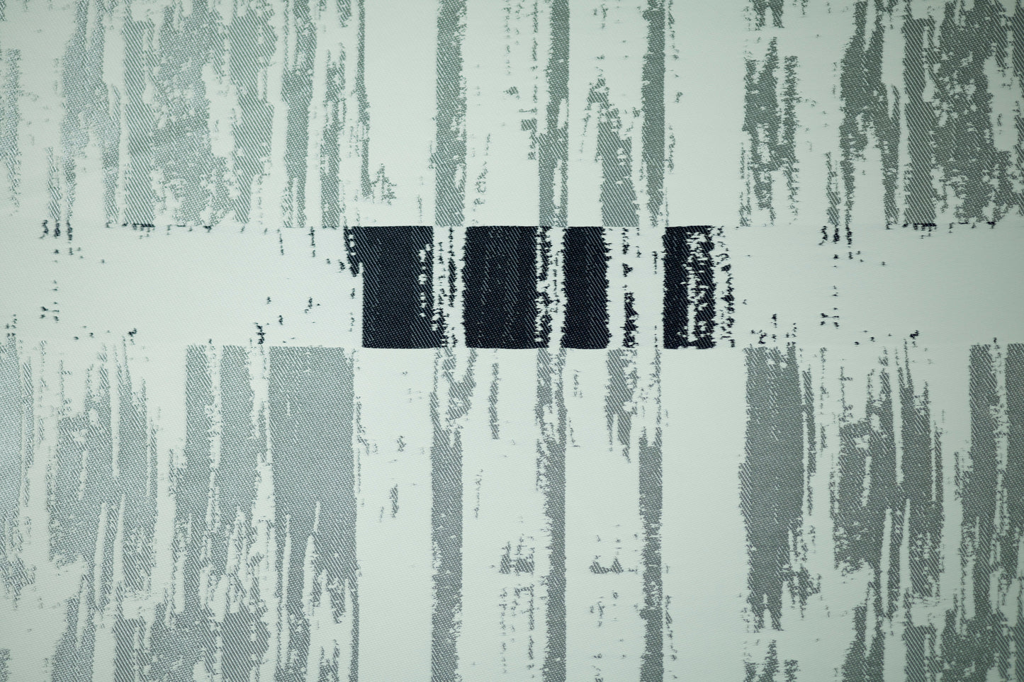 Schlichter Graublauer Vorhangstoff mit Textur