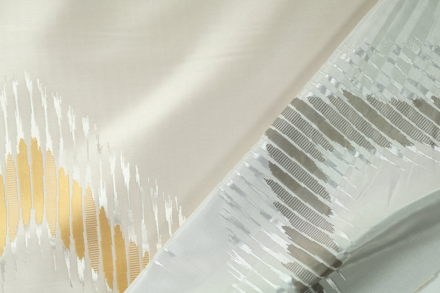 Moderner Polyesterstoff für elegante Fensterdekoration in Eisblau