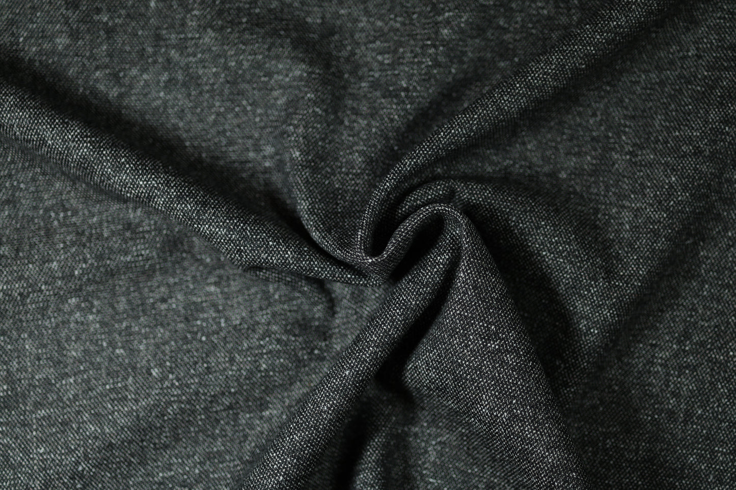 Dunkelgrau Wollstoff – ideal für Mäntel, Jacken oder Accessoires