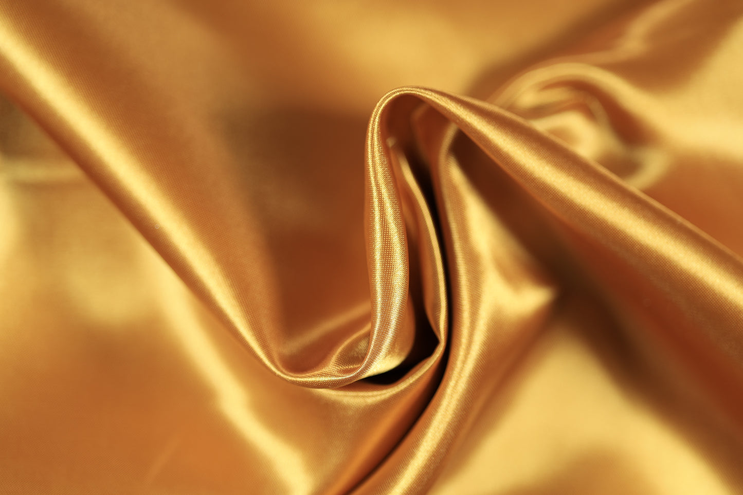 Goldener Satinstoff glänzend glatt 140cm