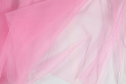 Transparenter Tüll in Zartrosa für Deko & mehr