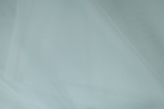Tüll in Weiß mit roter Spitze – ideal für Dekorationen, Röcke und Schleier