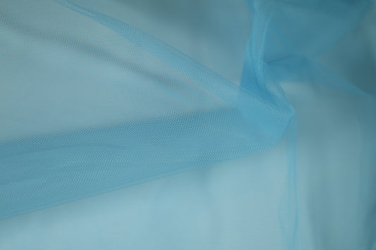Tüll in Aqua – ideal für Dekorationen, Röcke und Schleier