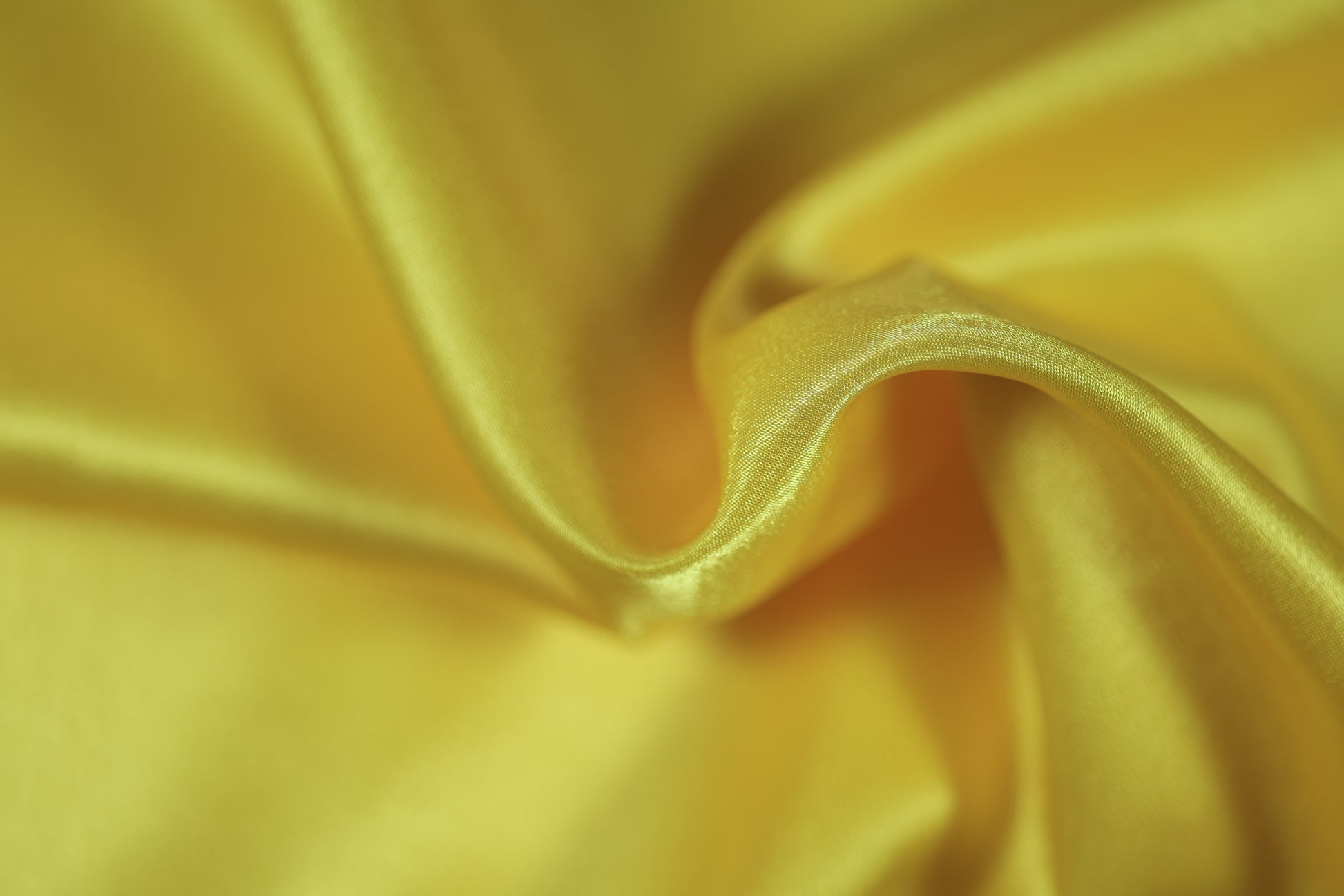 Krepp Satin Stoff in Sonnengelb glänzend 140cm