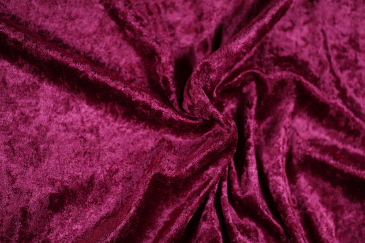 Bordeaux Pannesamt Stoff – elegant und glänzend