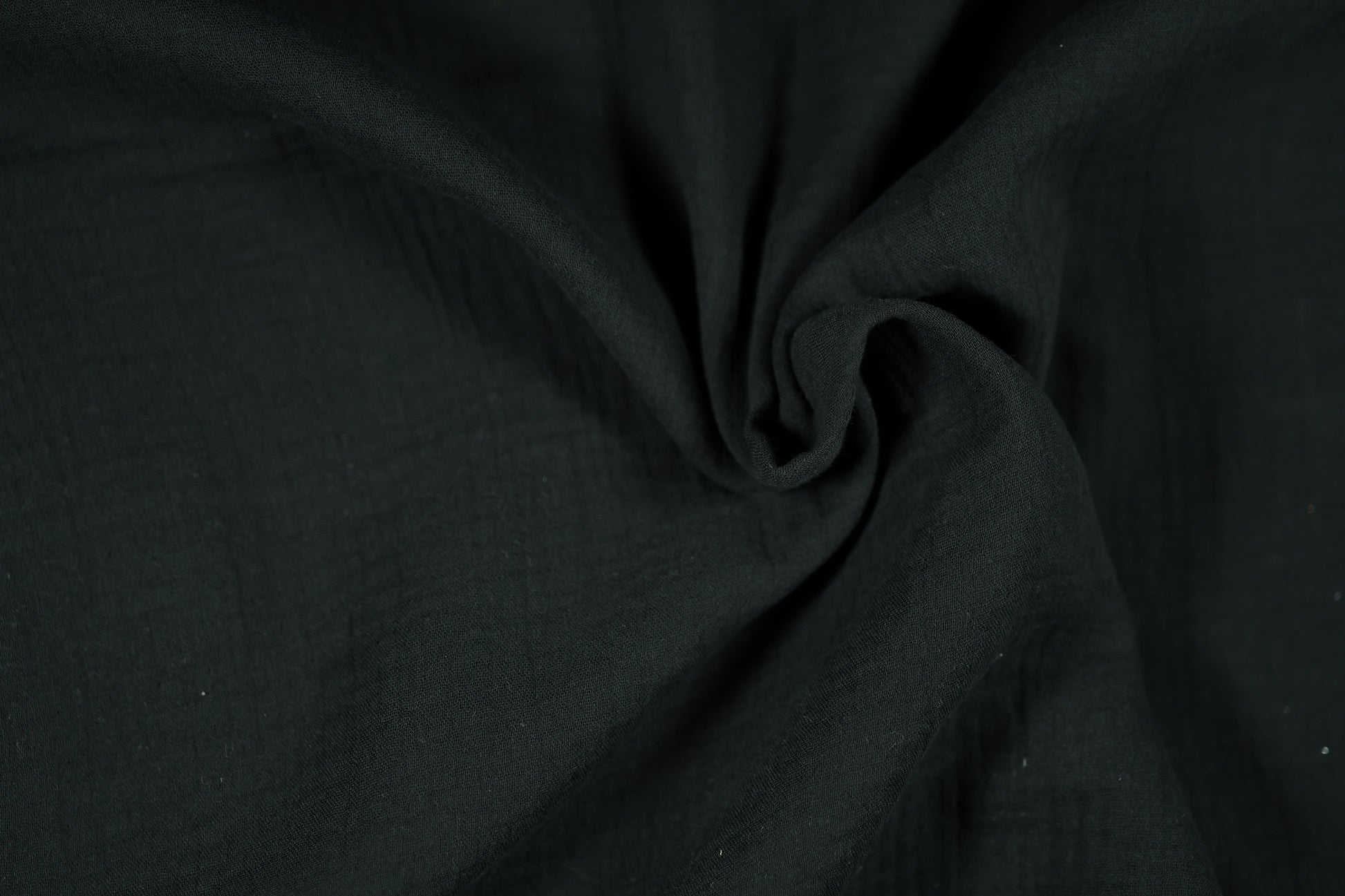 Musselin in Schwarz Musselin – ideal für Kleidung und Accessoires