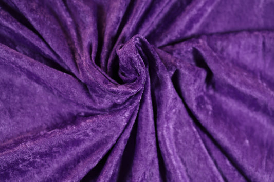 Violetter Pannesamt Stoff – edel & weich