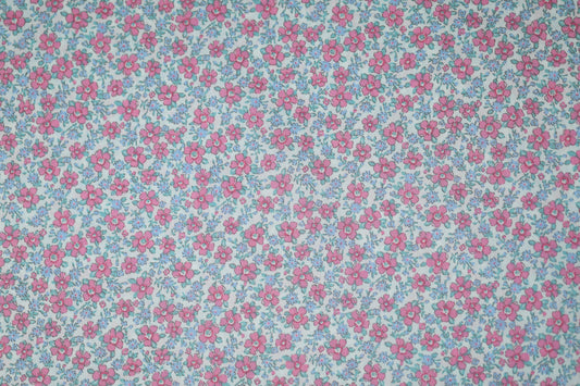 Baumwoll Stretch mit floralen Mustern – ideal für Sommerkleidung und Accessoires