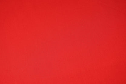 Einfarbiger Baumwollstoff in Signalrot – ideal für Kleidung, Accessoires und Dekoration