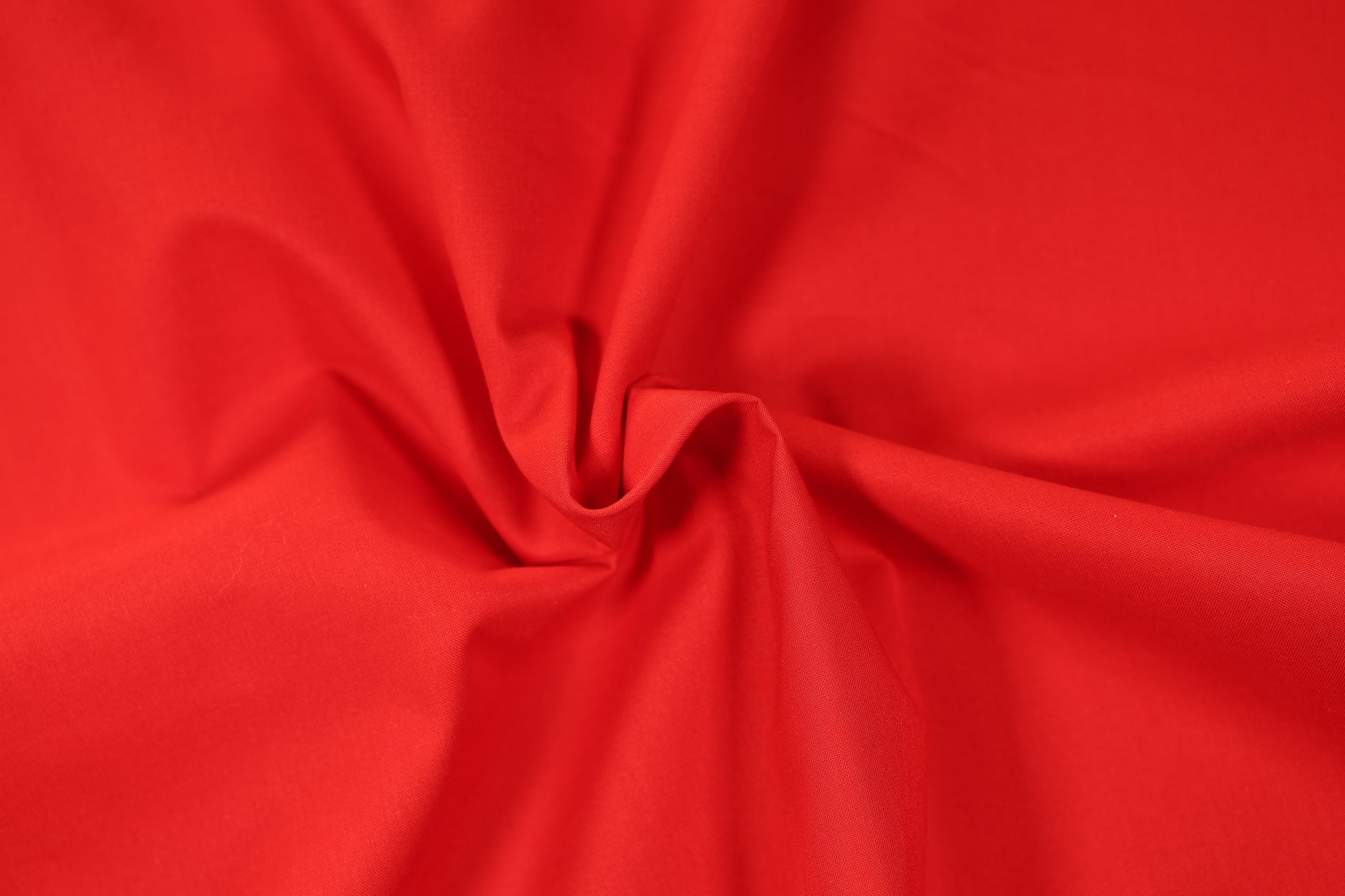 Stretchiger Baumwollstoff in Signalrot – perfekt für Nähprojekte mit Komfort
