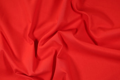 Baumwoll Stretchstoff in Signalrot – weich, elastisch und vielseitig verwendbar