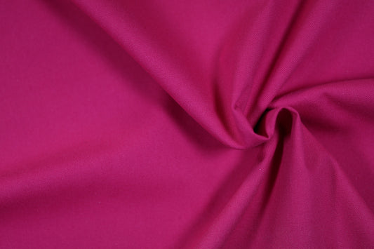 Kräftiger Baumwollstoff in Pink – ideal für Dekor