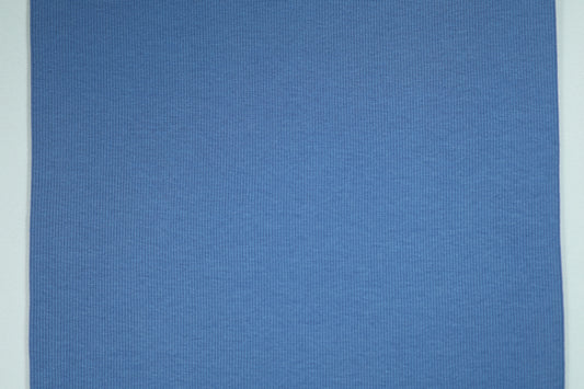 Dehnbarer Stoff für Bündchen in klassischem Jeansblau