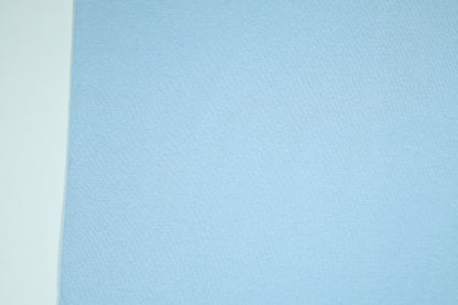 Hellblauer Bündchenstoff aus Baumwolle – weich und dehnbar 34cm breit