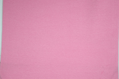 Rosa Bündchenstoff für Mädchenkleidung – elastisch und formstabil