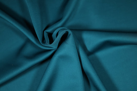 Skuba Stretch Jersey Stoff in Petrolblau – elastisch und blickdicht