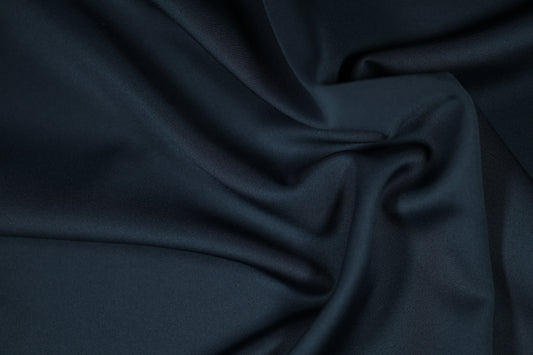 Skuba Stretch Jersey Stoff in Marineblau – elastisch und blickdicht