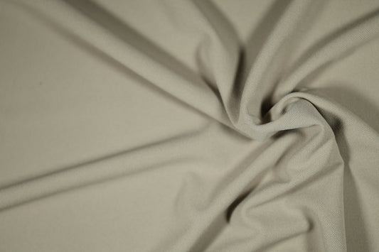 Elastischer Twin Jersey Stoff in Beige – ideal für Freizeitkleidung