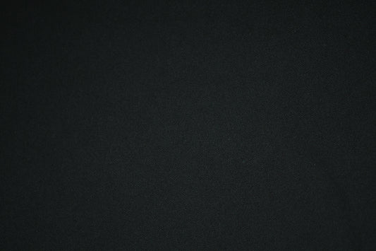 Elastischer Twin Jersey Stoff in Schwarz – ideal für Freizeitkleidung
