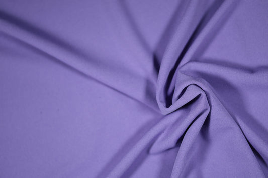 Elastischer Twin Jersey Stoff in Flieder – ideal für Freizeitkleidung