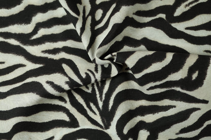 Vorhangstoff – Zebra Look – hochwertiger Baumwollstoff mit stilvollem Muster