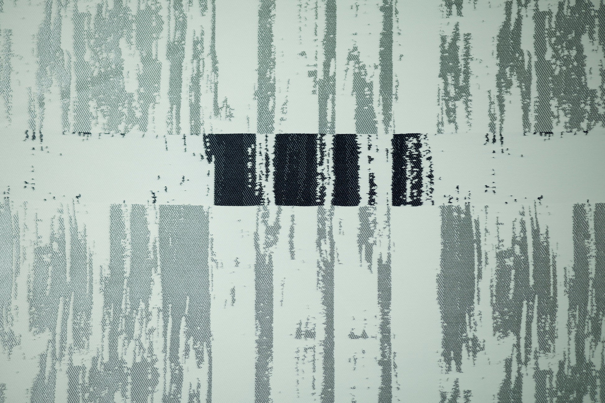 Schlichter Graublauer Vorhangstoff mit Textur