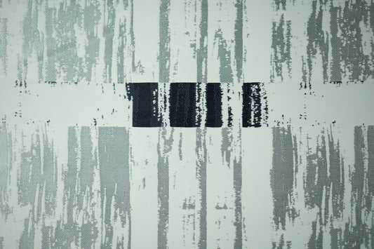Schlichter Graublauer Vorhangstoff mit Textur