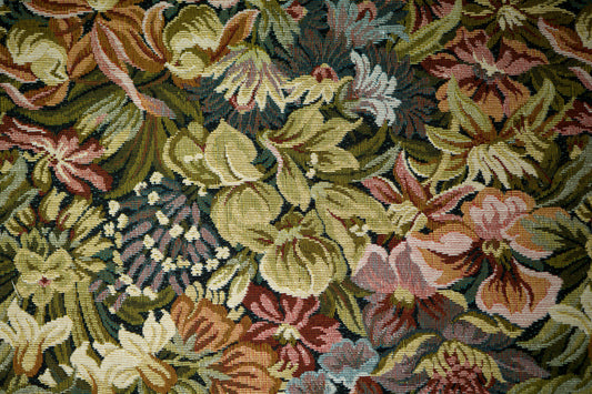 Möbelstoff – Tropisches Blumenmuster – hochwertige Struktur mit Blumendruck