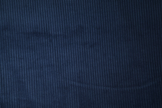 Marineblauer Cordstoff – für elegante Anwendungen