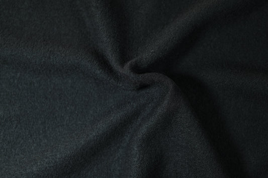Schwarz Wollstoff – ideal für Mäntel, Jacken oder Accessoires