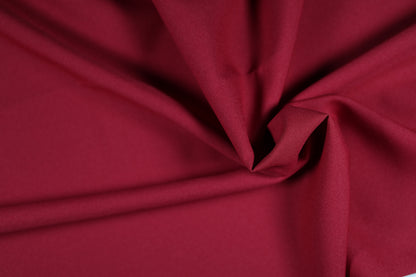 Polyester Panama Stoff in Bordeaux – ideal für kreative Projekte und Dekorationen