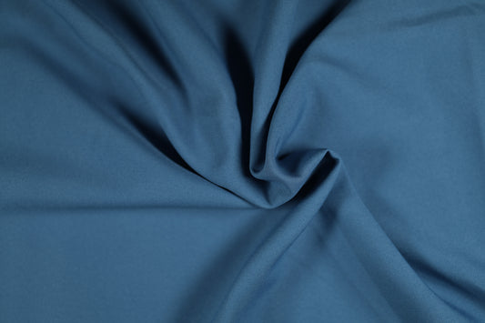 Polyester Panama Stoff in Petrolblau – ideal für kreative Projekte und stilvolle Heimtextilien